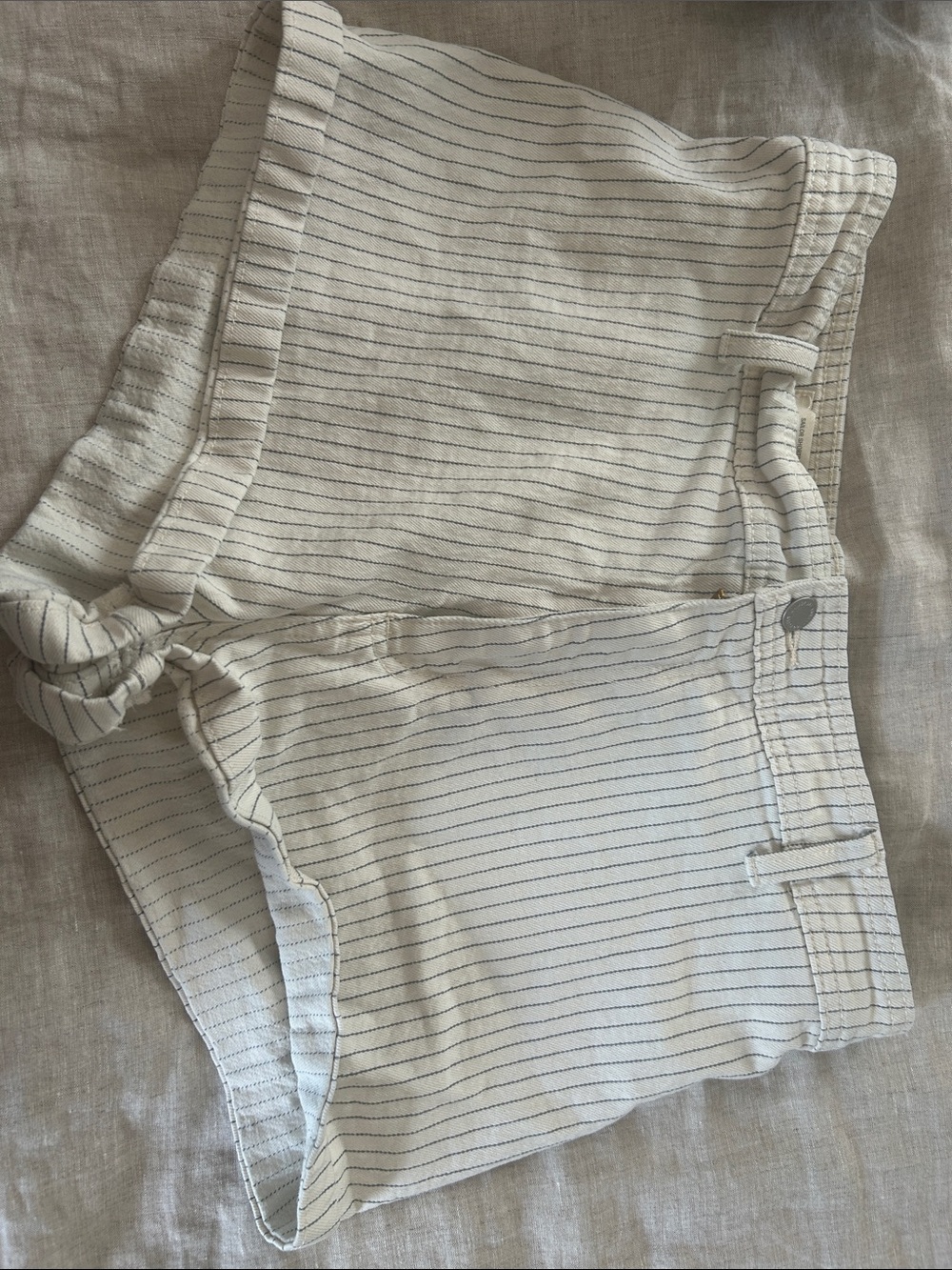 Universal Thread White Pinstripe Women's Shorts